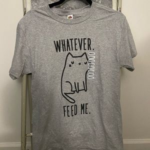Whatever Feed Me, Fruit of the Loom shirt, Size: Small